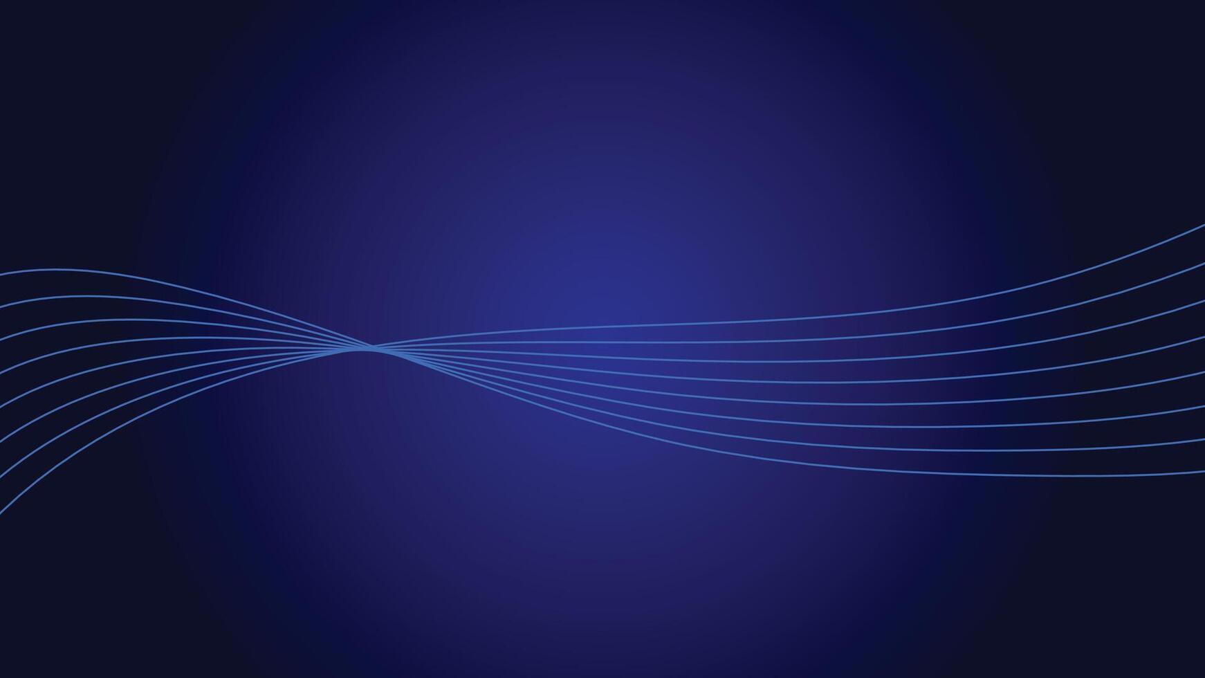 Blue Abstract gradient background wallpaper design vector image with curve line for backdrop or presentation