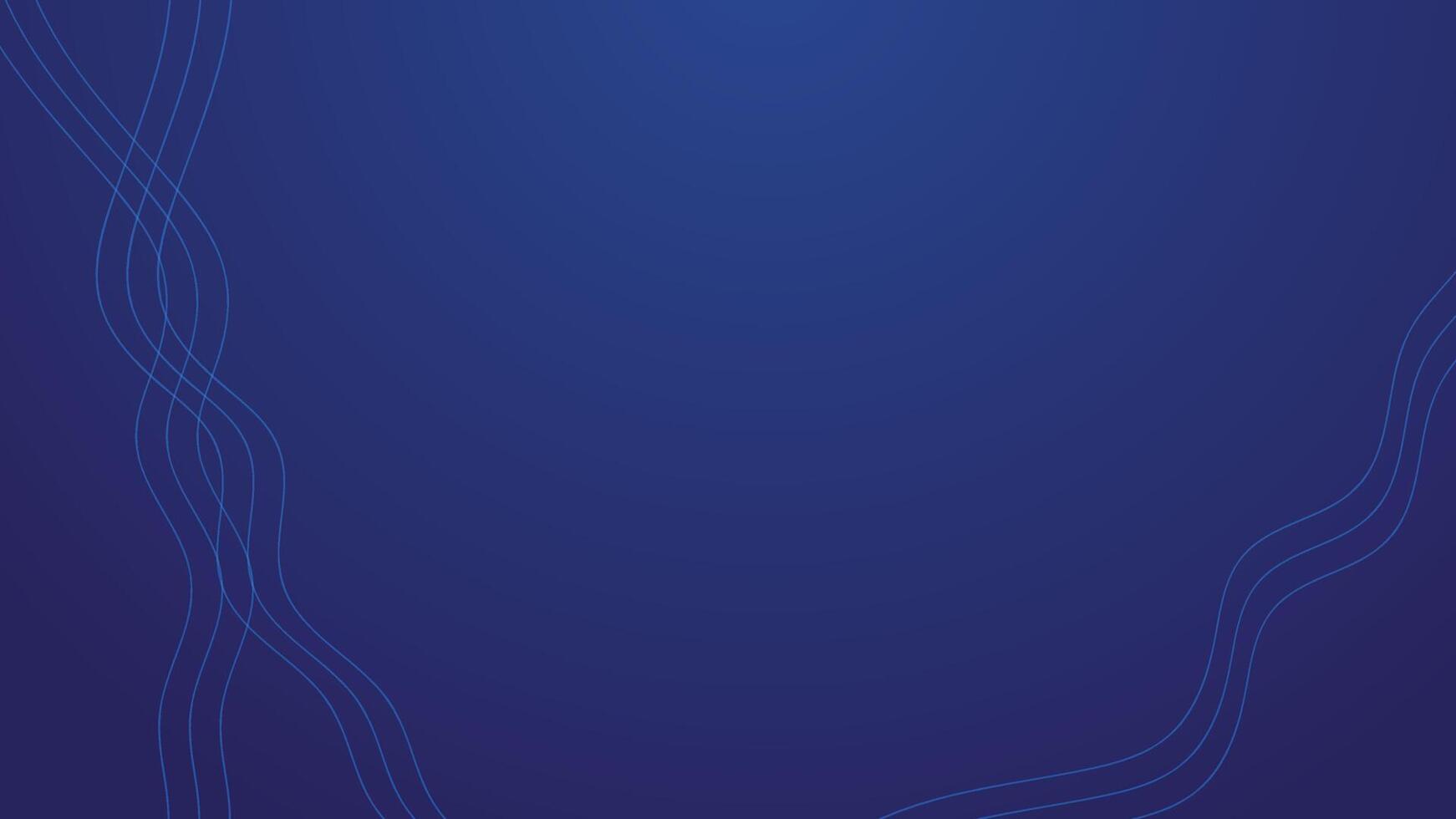 Blue Abstract gradient background wallpaper design vector image with curve line for backdrop or presentation