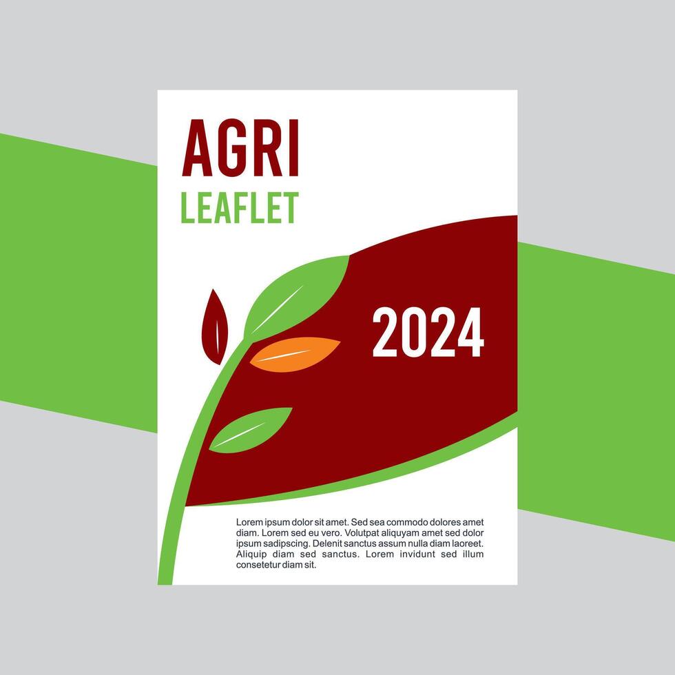 Agri Leaflet 2024 - Unique vector