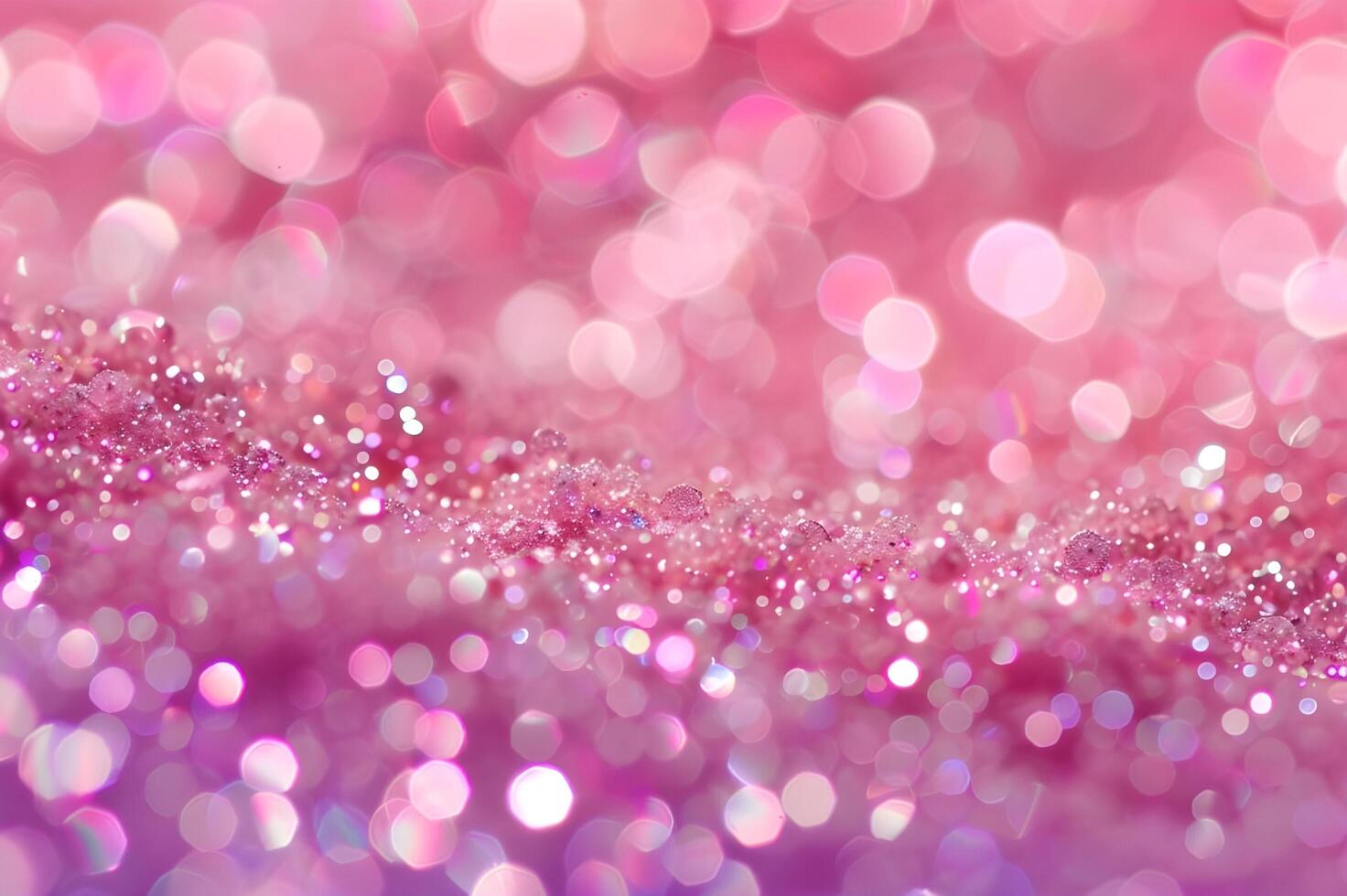 AI generated Sequin Sparkle Close-Up Pink Sequin Background photo