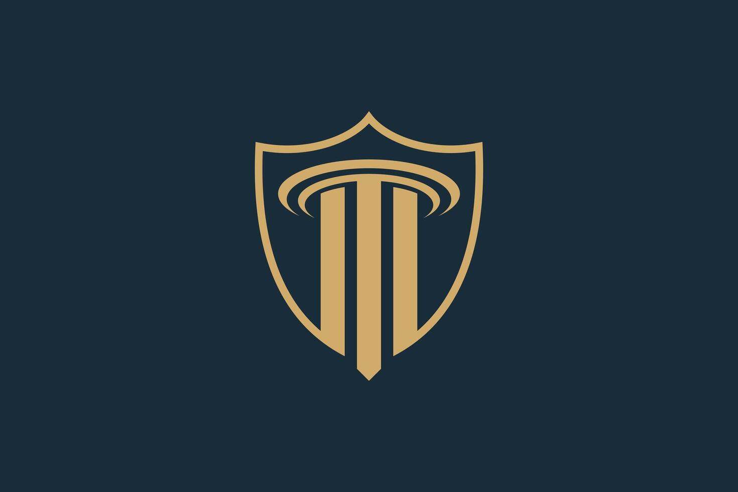 justice element design with combination pillar design vector