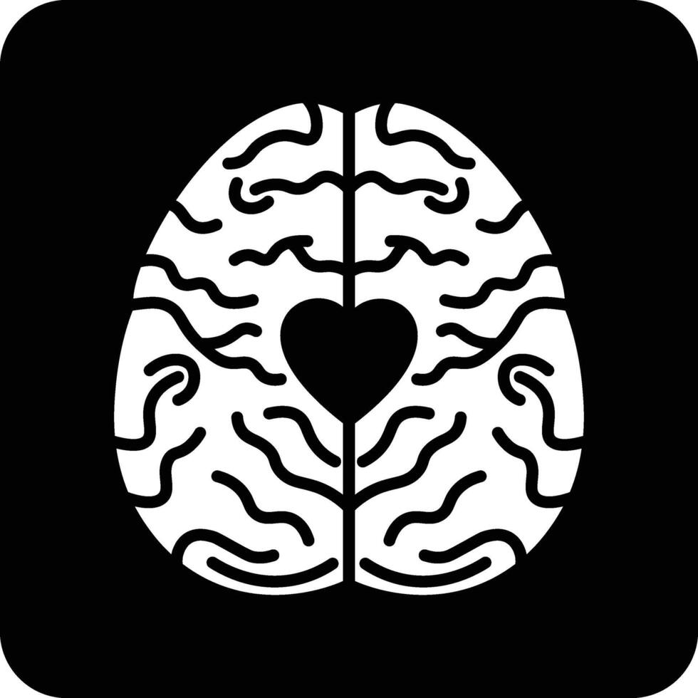 Mental health icon for hospitals or medical use vector