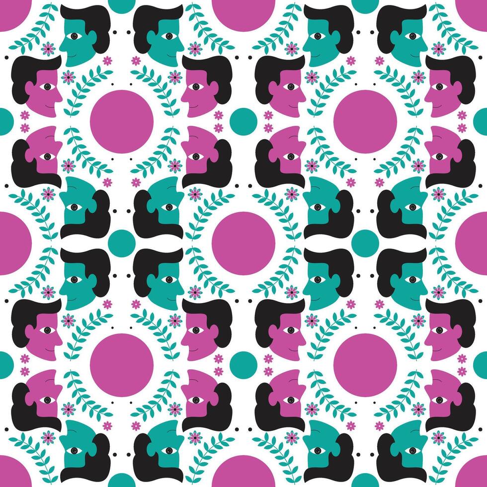 decorative seamless pattern vector