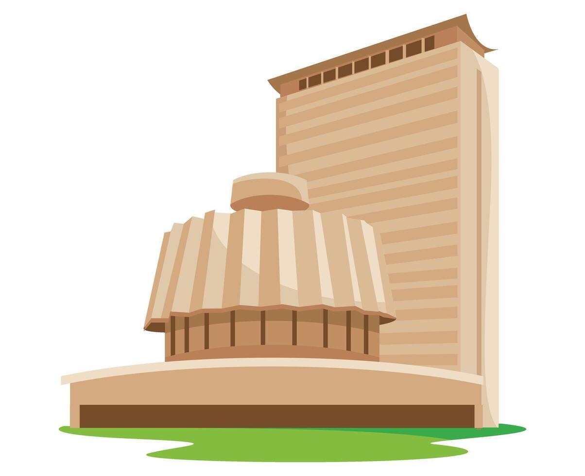 maharashtra vidhan bhavan, Maharashtra state assembly building isolated vector, vector