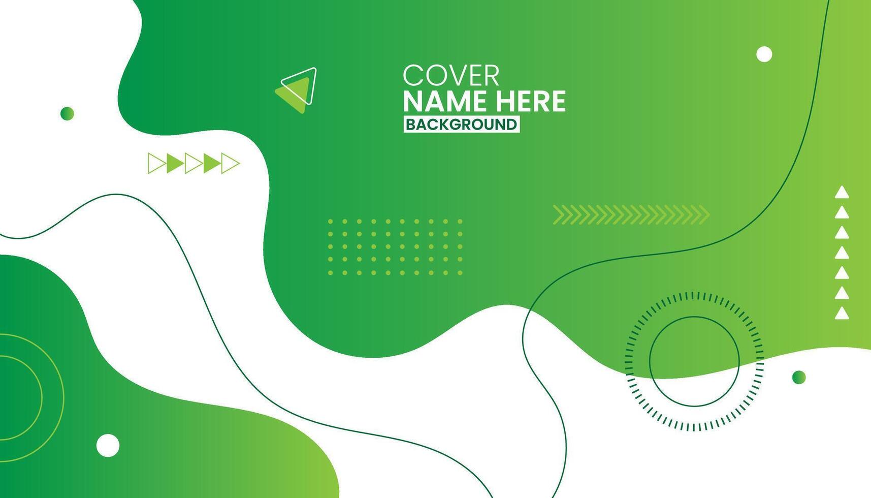 abstract modern wavy memphis cover design background vector