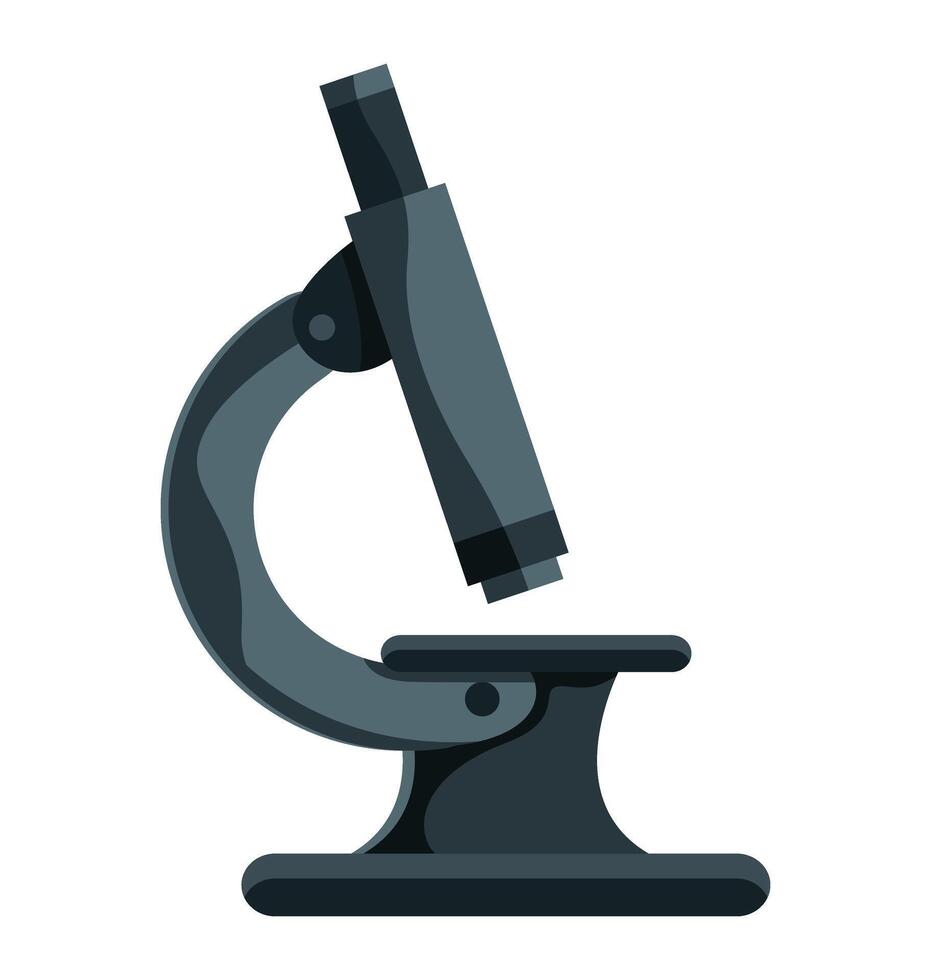 biology laboratory microscope isolated vector