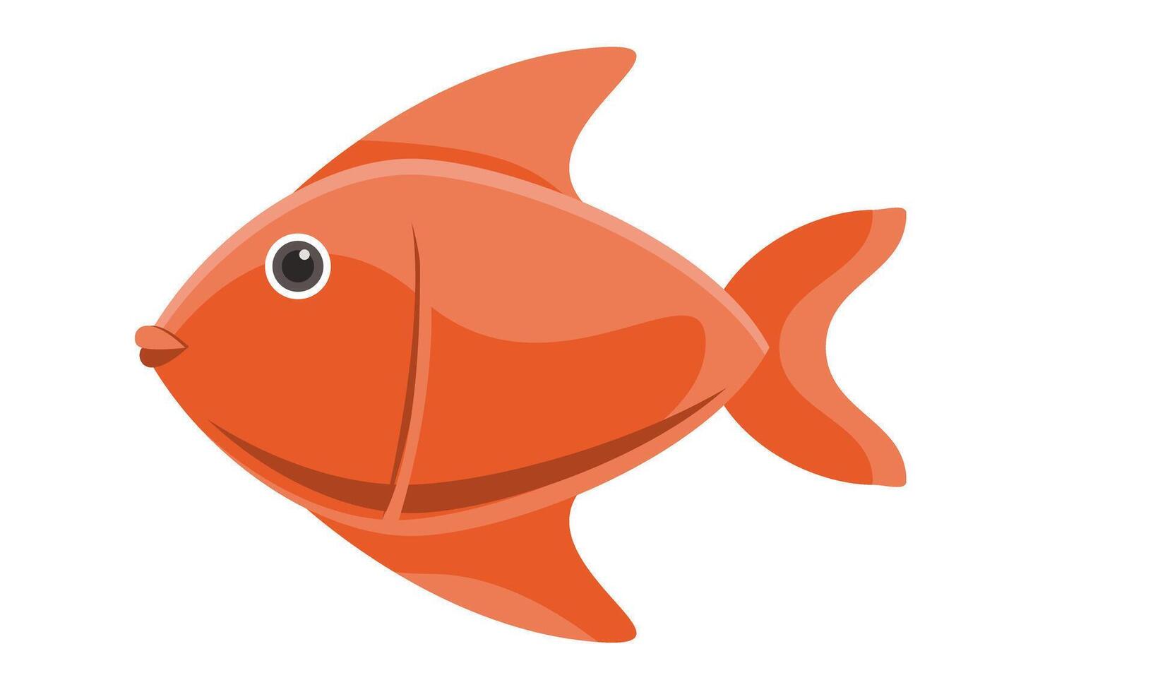 seafood fish isolated vector