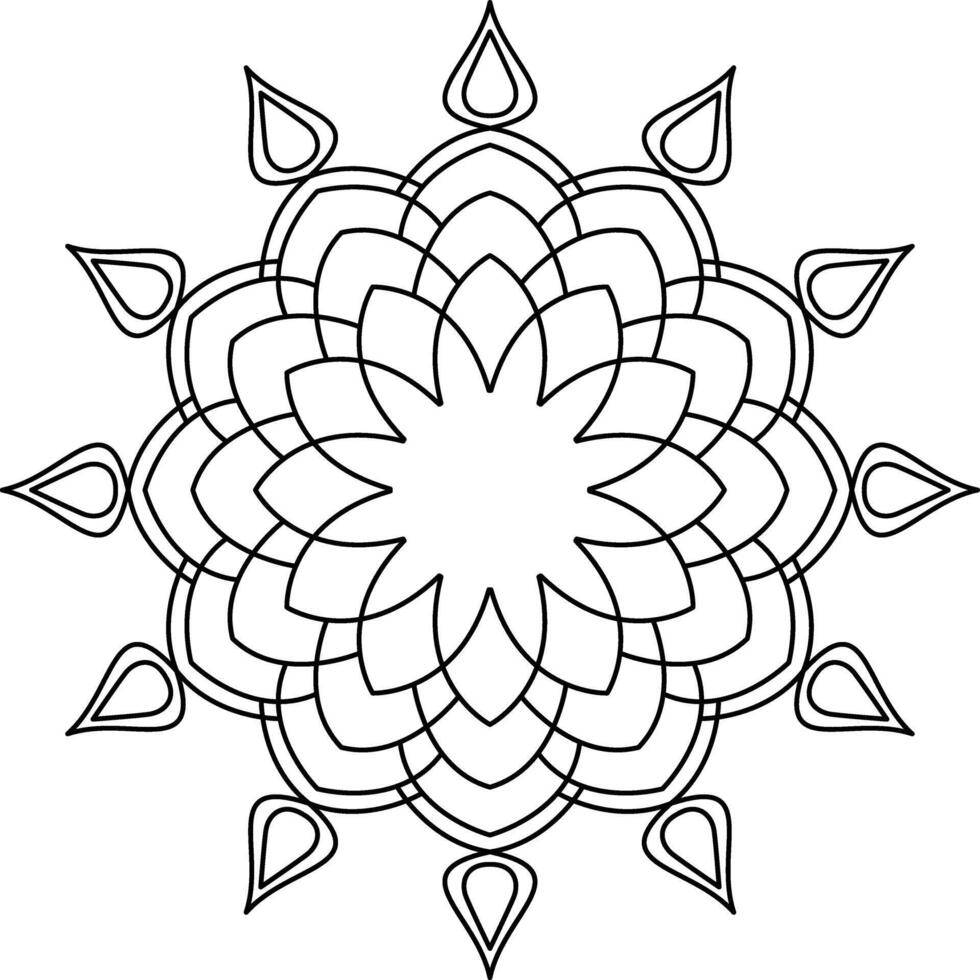 indio mandala diseños vector Arte