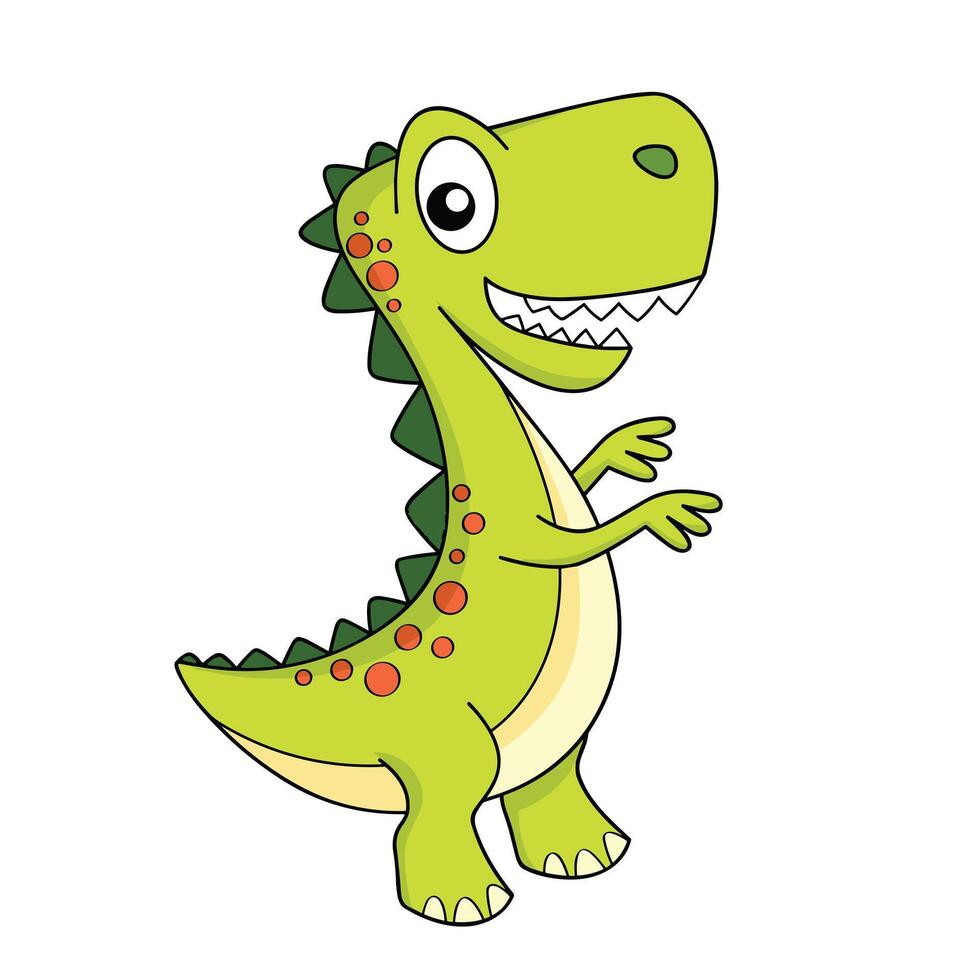 bebé dinosaurio vector. vector