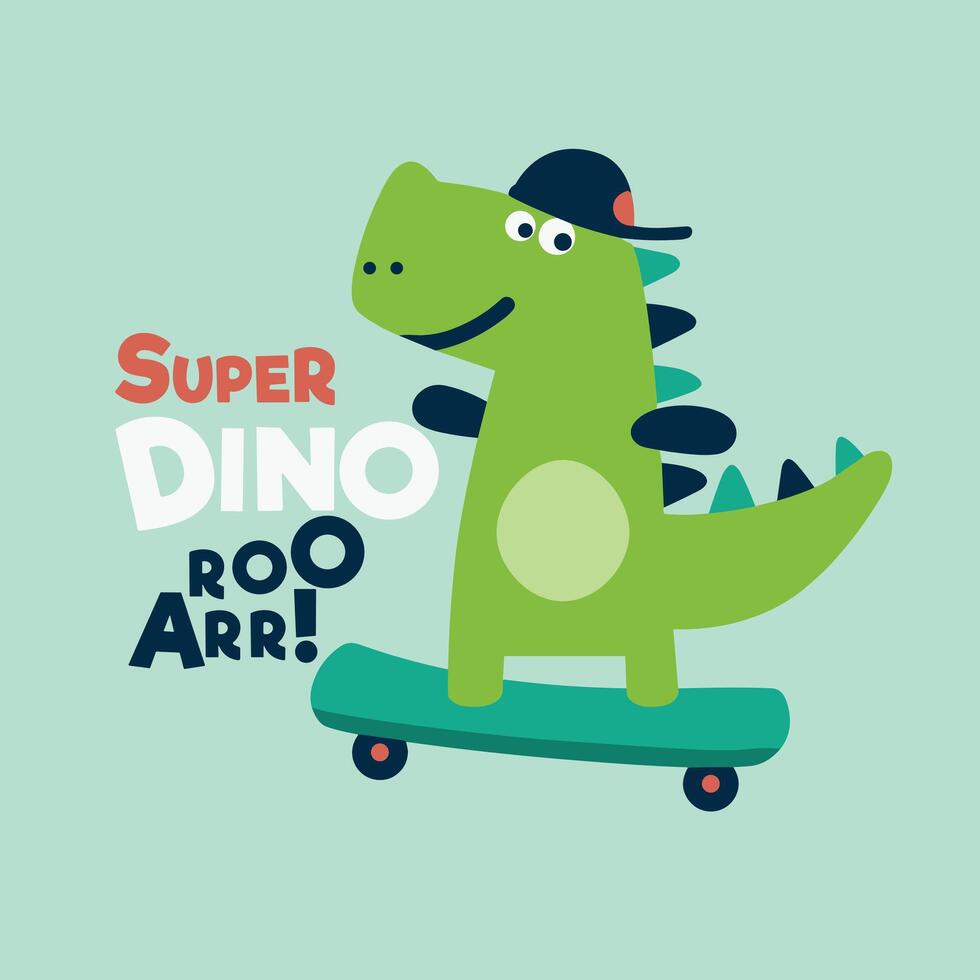 Baby Dinosaur vector. vector