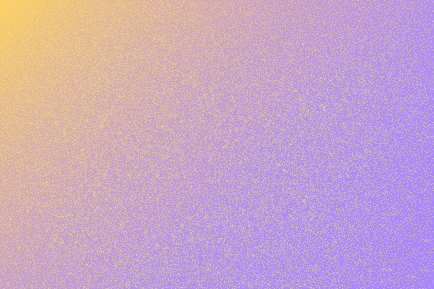 pastel púrpura y amarillo punteado texturizado fondo, ruidoso arenoso punto trama de semitonos efecto, vector neón ilustración. de moda bandera en grunge estilo.