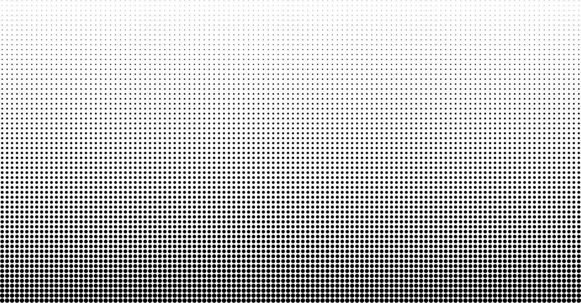 Halftone gradient vector grunge background. From light to dark dots. Backdrop template
