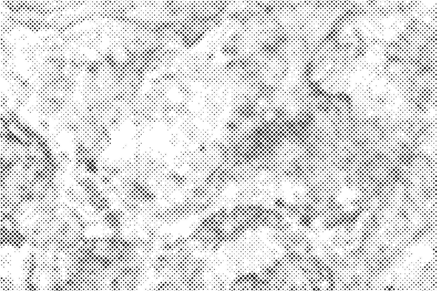Vector abstract grunge halftone pattern. Black dost texture background.