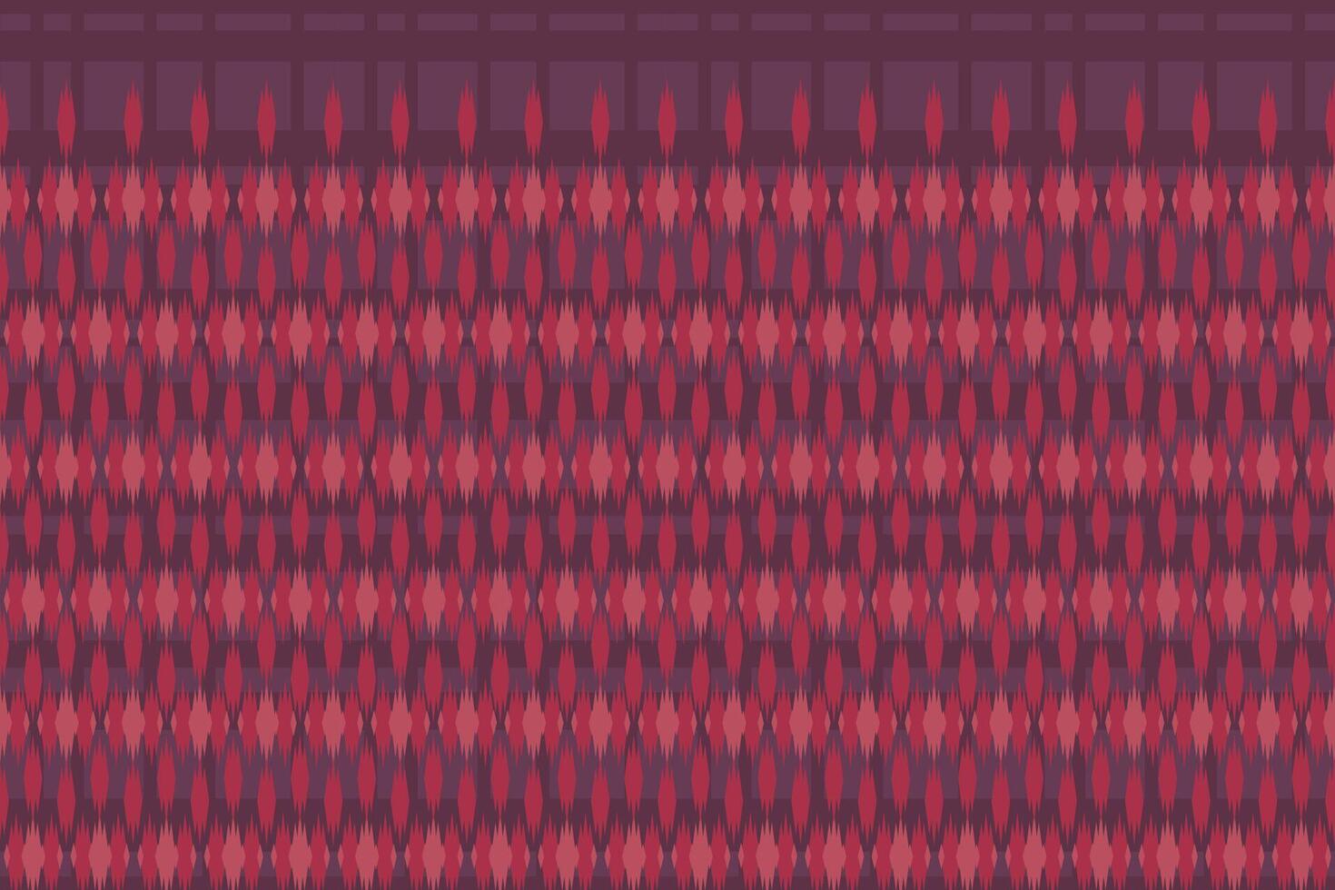 Geometric Ethnic Thai Ikat Seamless Pattern.  Vector Illustration Embroidery Style design for fabric, carpet, wrapping, clothing, wallpaper, and background