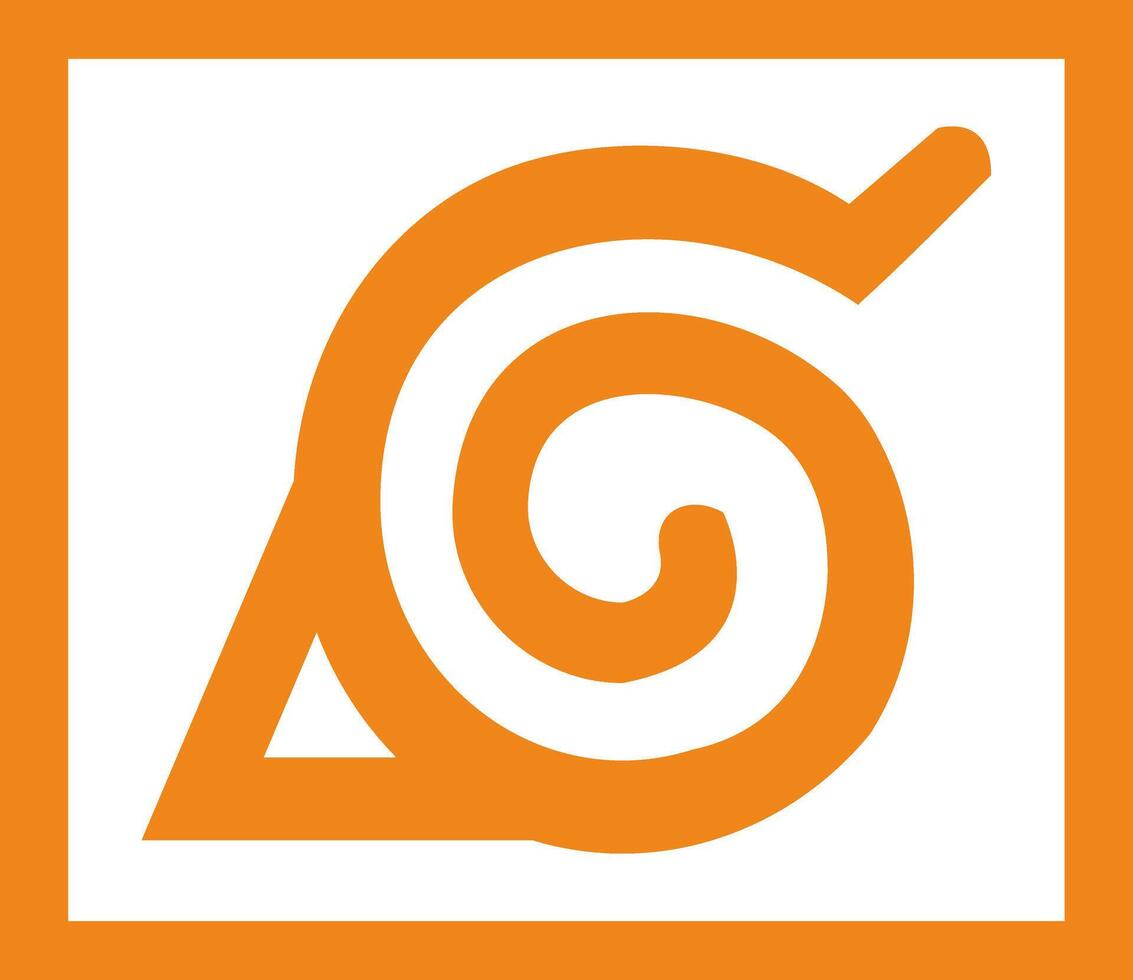 this is a konoha icon vector