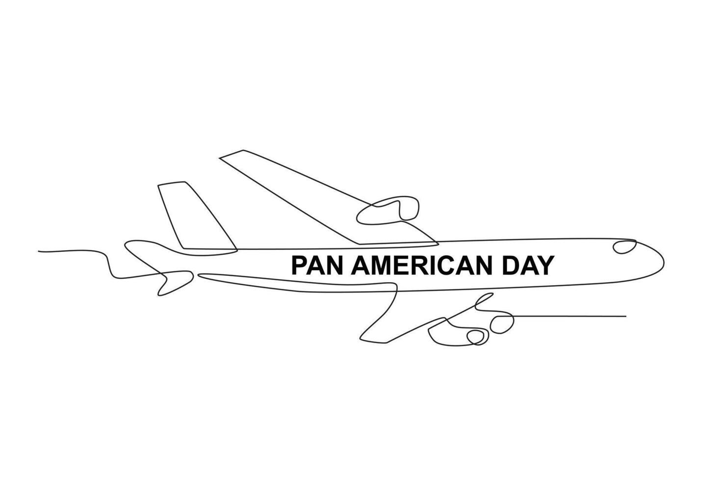 Pan American helicopter day vector