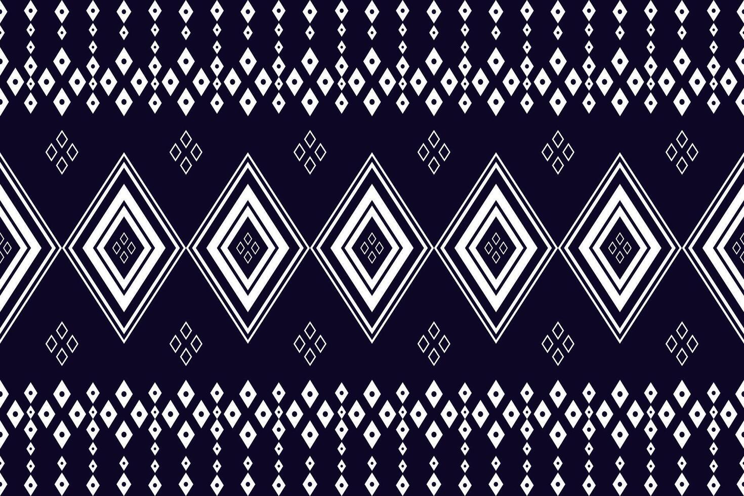 Geometric seamless ethnic pattern. Geometric ethnic pattern can be used in fabric design for clothes, wrapping, textile, embroidery, carpet vector