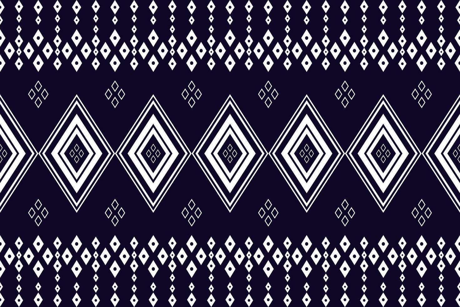 Geometric seamless ethnic pattern. Geometric ethnic pattern can be used in fabric design for clothes, wrapping, textile, embroidery, carpet vector