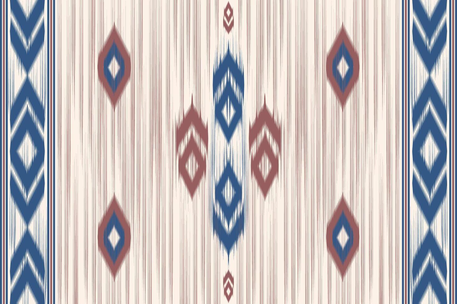 ikat sin costura modelo resumen antecedentes para textil diseño. lata ser usado en tela diseño para ropa, envase, alfombra vector