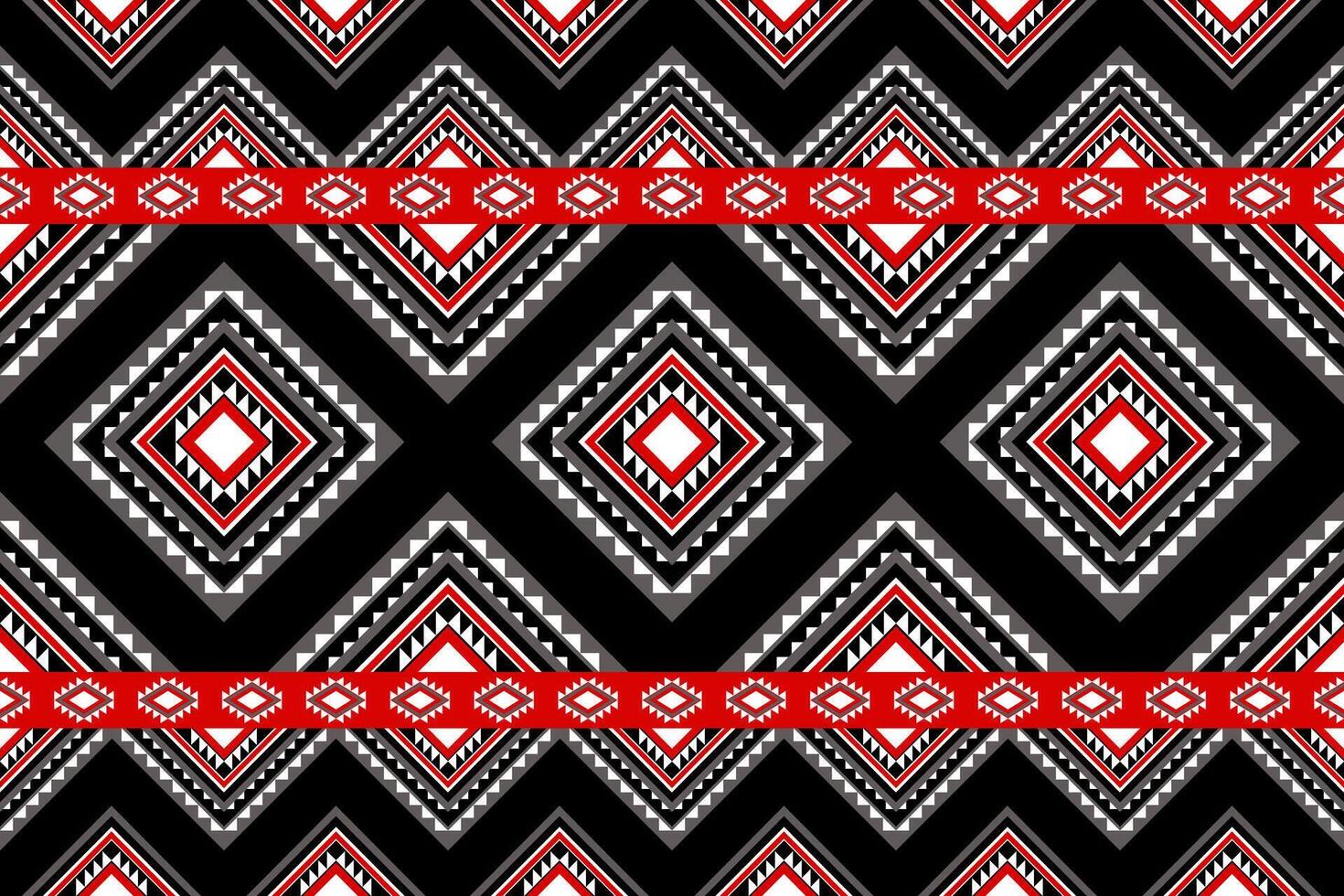 Geometric seamless ethnic pattern. Can be used in fabric design for cloth, fabric, carpet vector