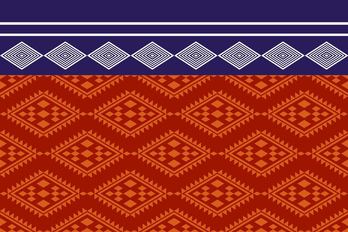 Geometric seamless ethnic pattern. Geometric ethnic pattern can be used in fabric design for clothes, wrapping, textile, embroidery, carpet vector