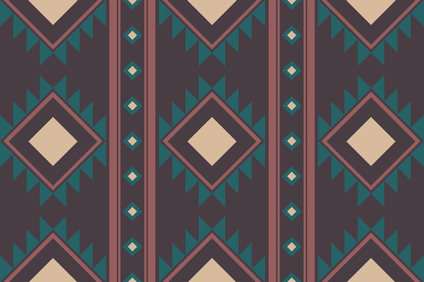 Geometric seamless ethnic pattern. Can be used in fabric design for cloth, fabric, carpet vector