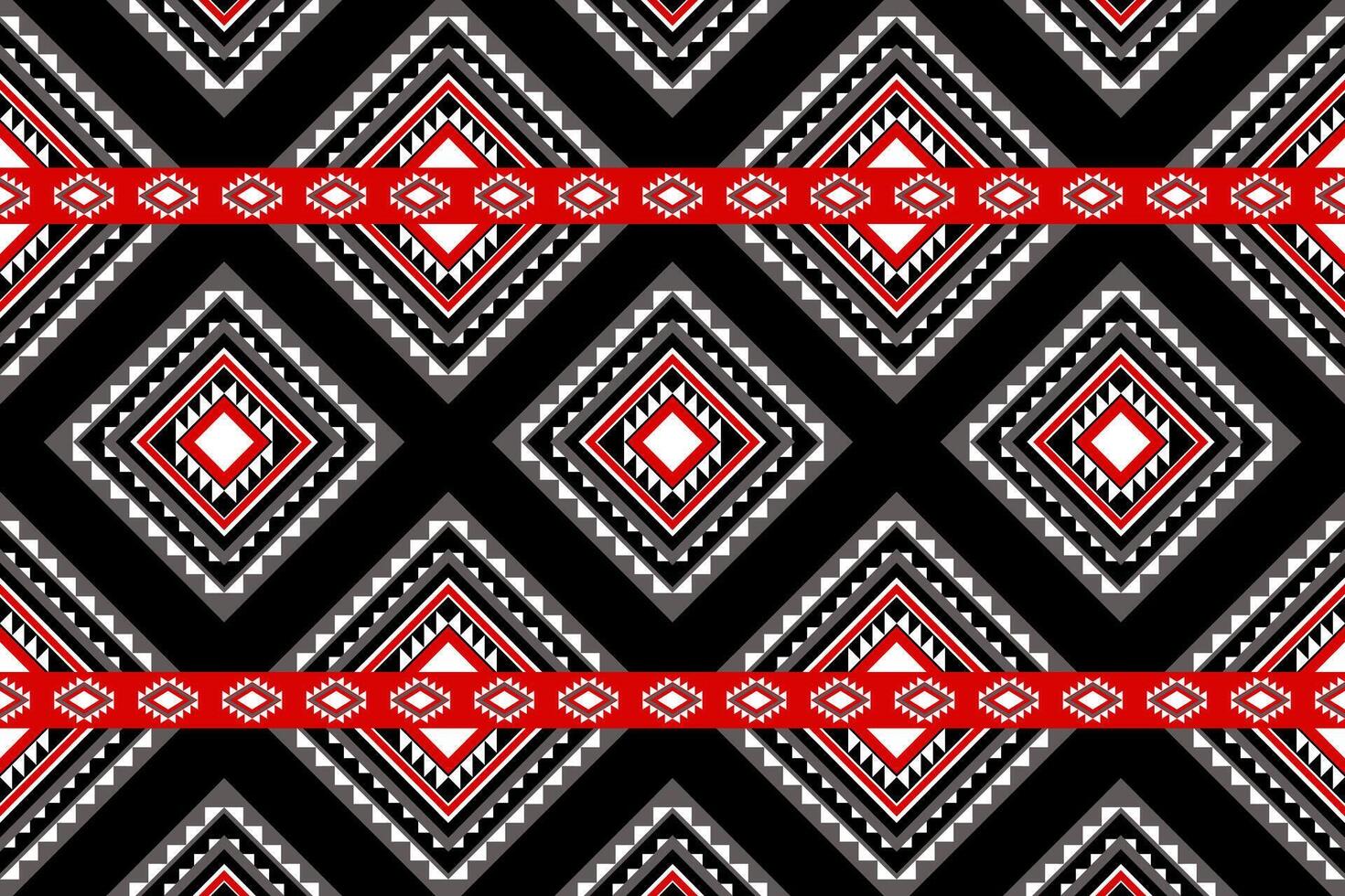 Geometric seamless ethnic pattern. Can be used in fabric design for cloth, fabric, carpet vector