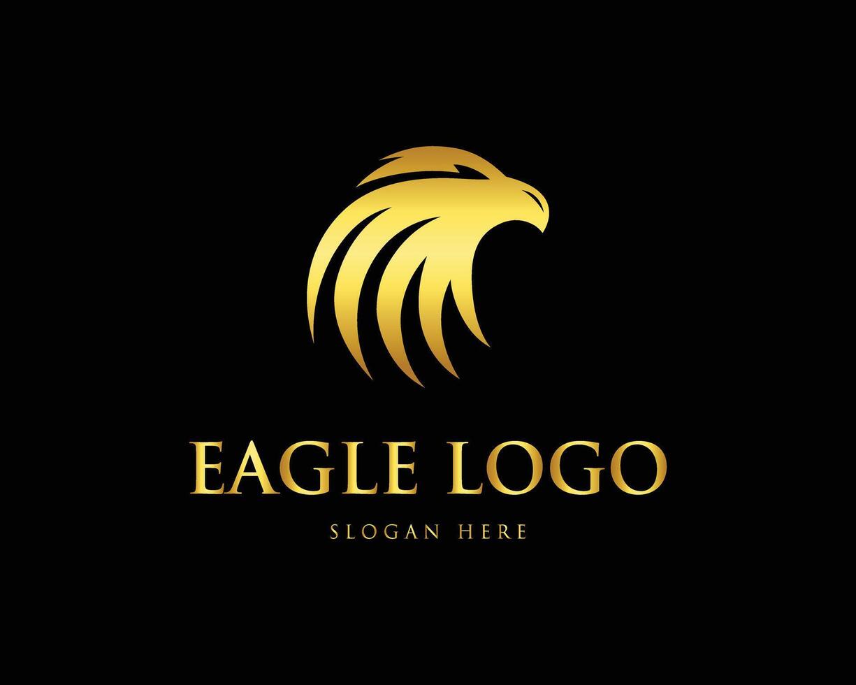 Modern eagle logo design icon concept vector template.