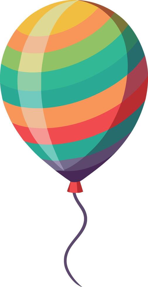 colorful balloon vector