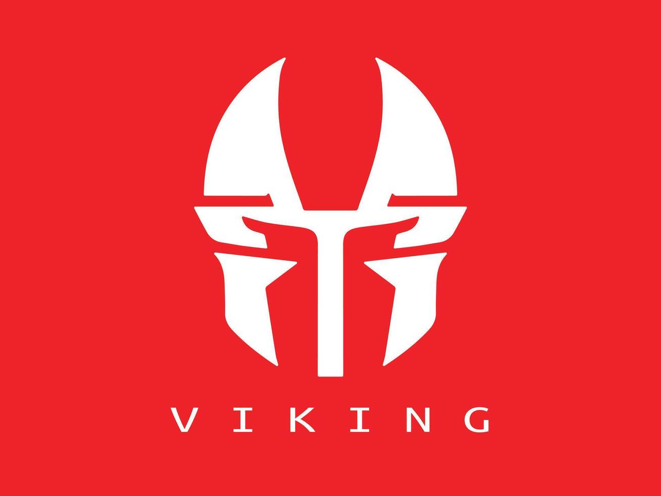 Viking logo design icon symbol vector illustration.