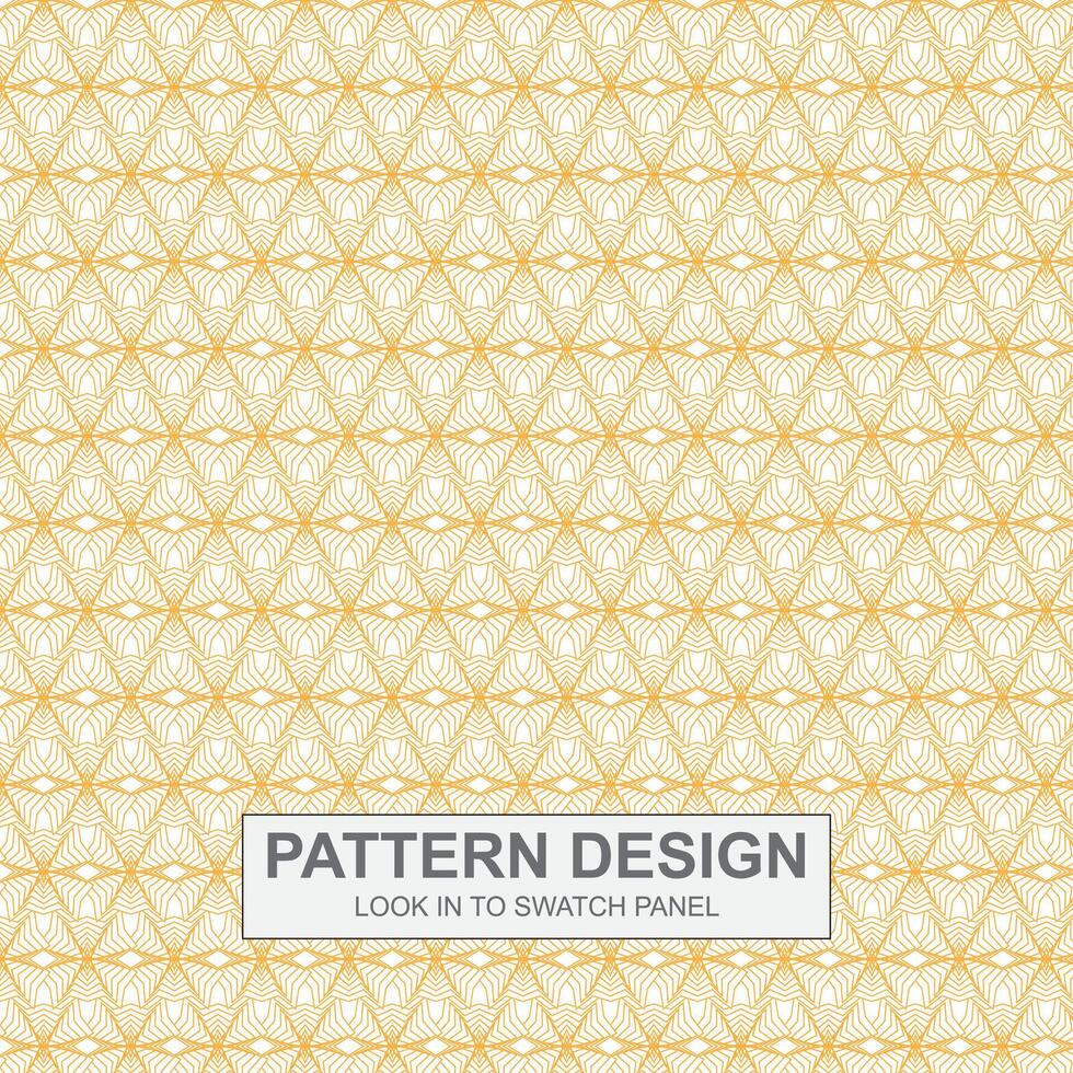 Seamless Pattern Design, Islamic Pattern, Geometric Pattern vector