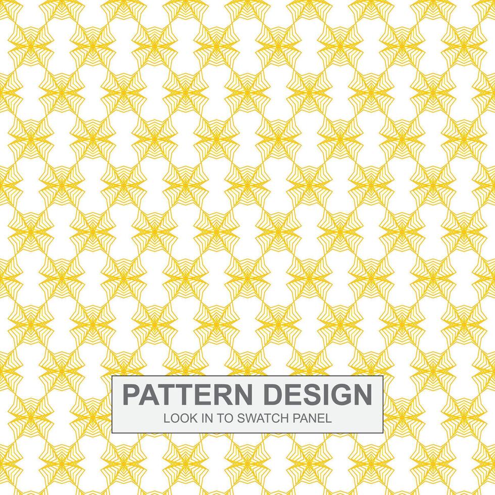 Seamless Pattern Design, Islamic Pattern, Geometric Pattern vector