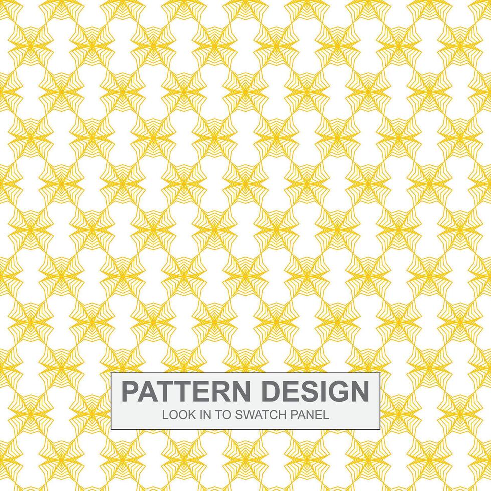 Seamless Pattern Design, Islamic Pattern, Geometric Pattern vector