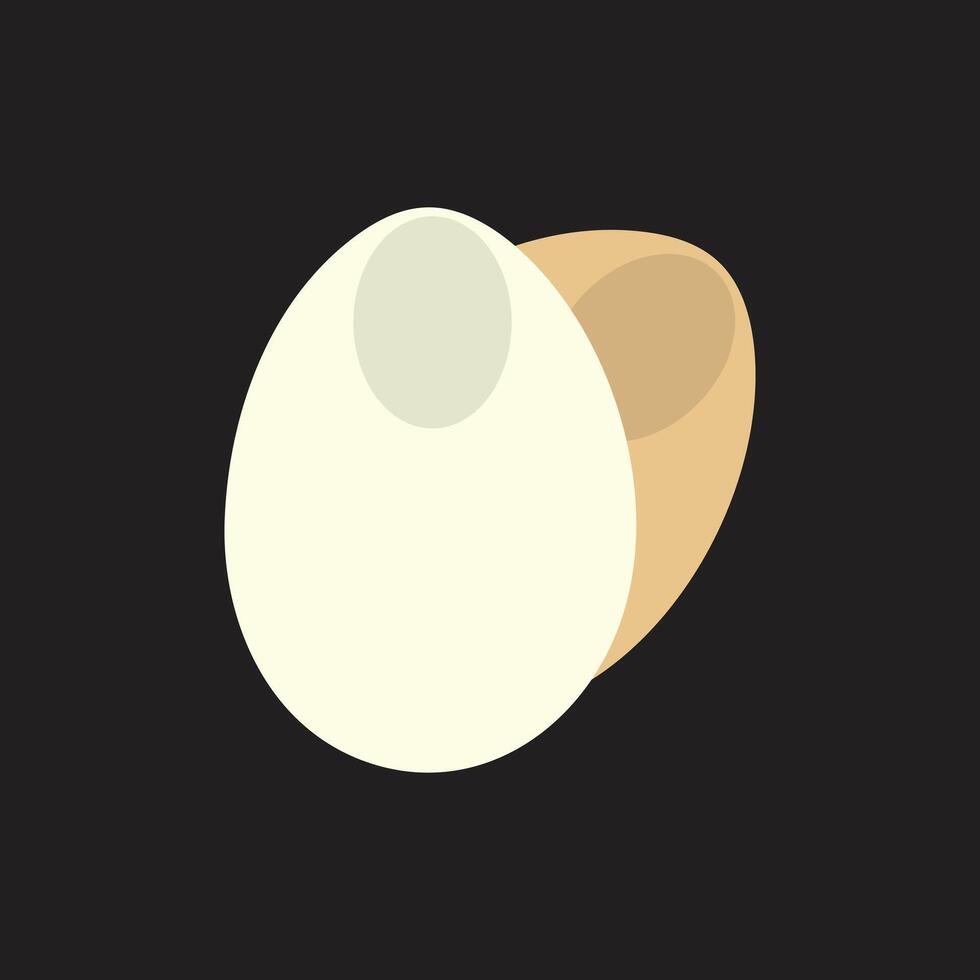 Egg,Eggs vector and line art icons set