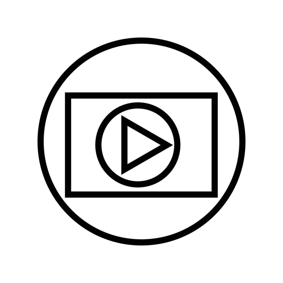 Vector multimedia playback icon for audio and video. Pause, halt, and take a picture.