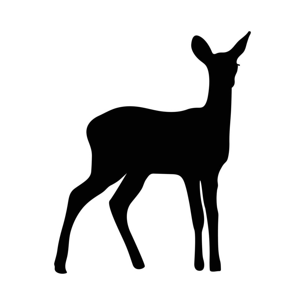 the vector from set of the deer illustration