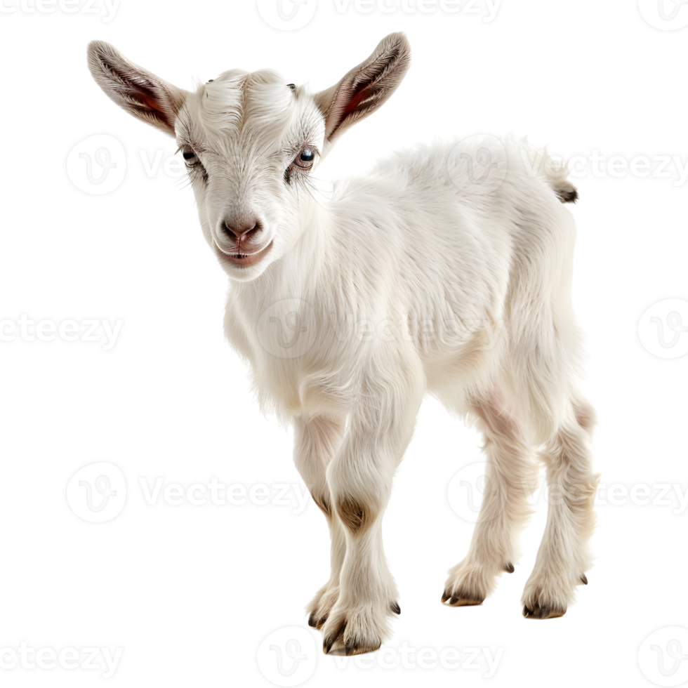 AI generated Young Goat on Transparent background - Ai Generated png