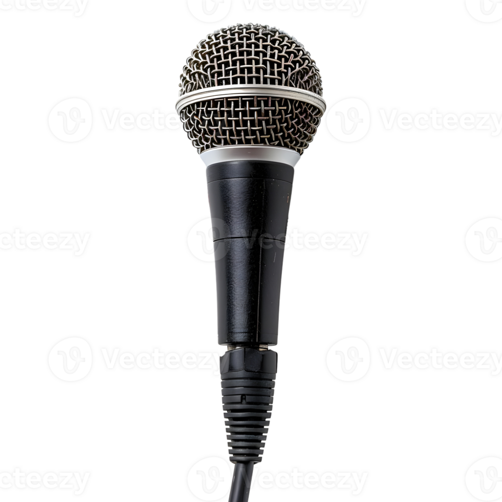 AI generated Studio Podcast Microphone on Transparent background - Ai Generated png