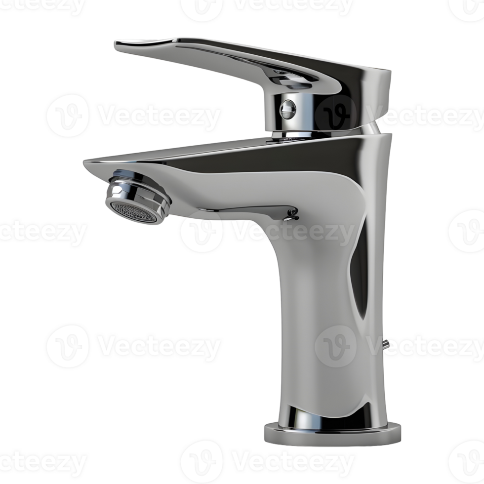AI generated 3D Rendering of a Modern Water Tap on Transparent Background - Ai Generated png