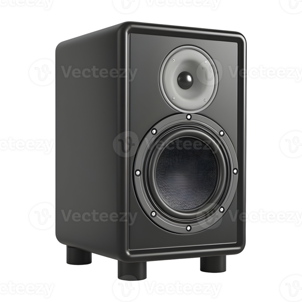 AI generated 3D Rendering of a Music Speaker on Transparent Background - Ai Generated png