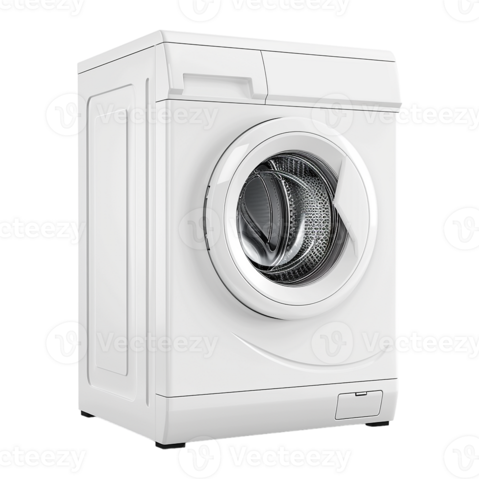 AI generated 3D Rendering of a Washing Machine on Transparent Background - Ai Generated png