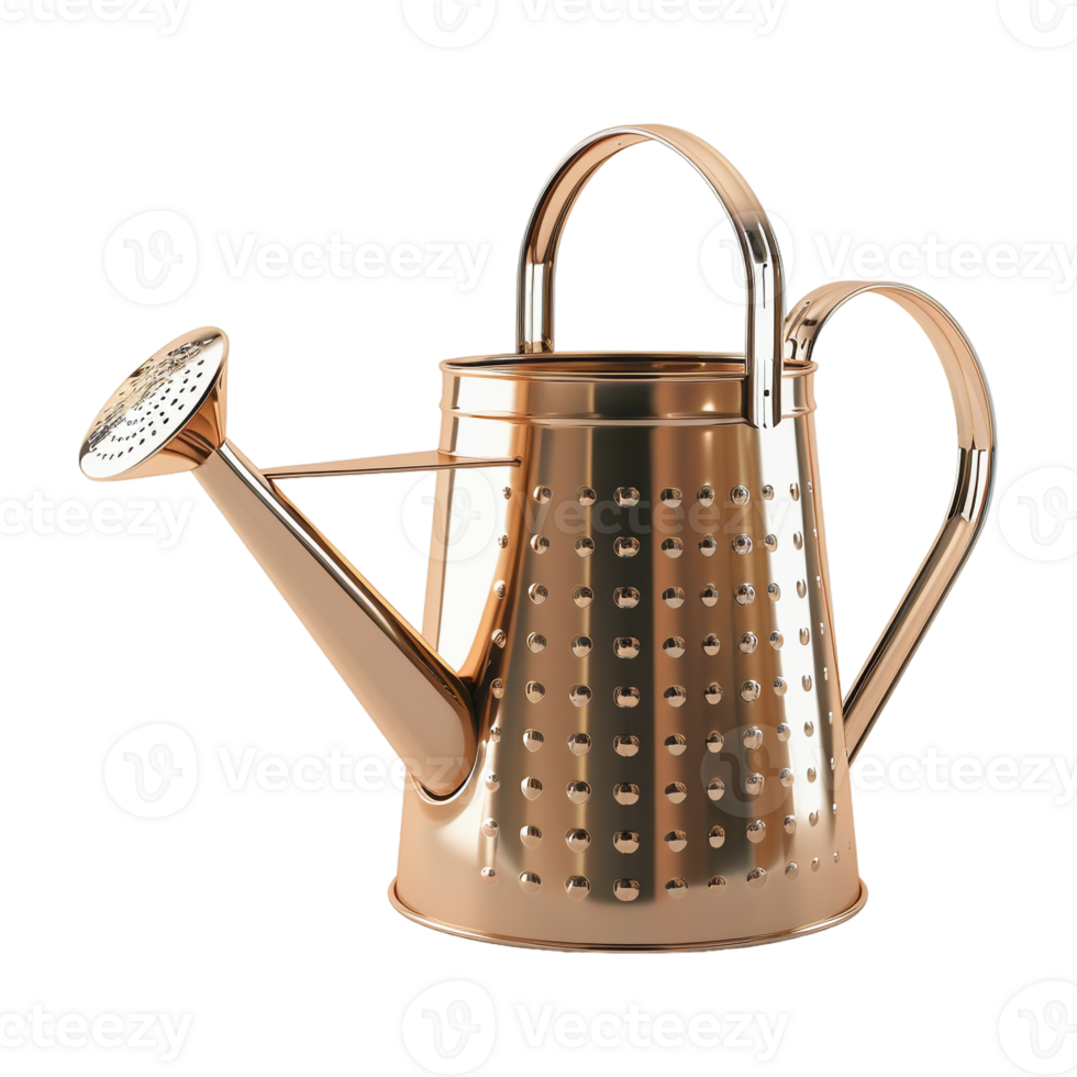 AI generated 3D Rendering of a Watering Flax Can on Transparent Background - Ai Generated png