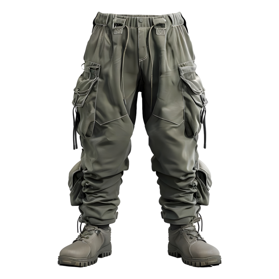 AI generated 3D Rendering of a Casual Man Trouser on Transparent Background - Ai Generated png