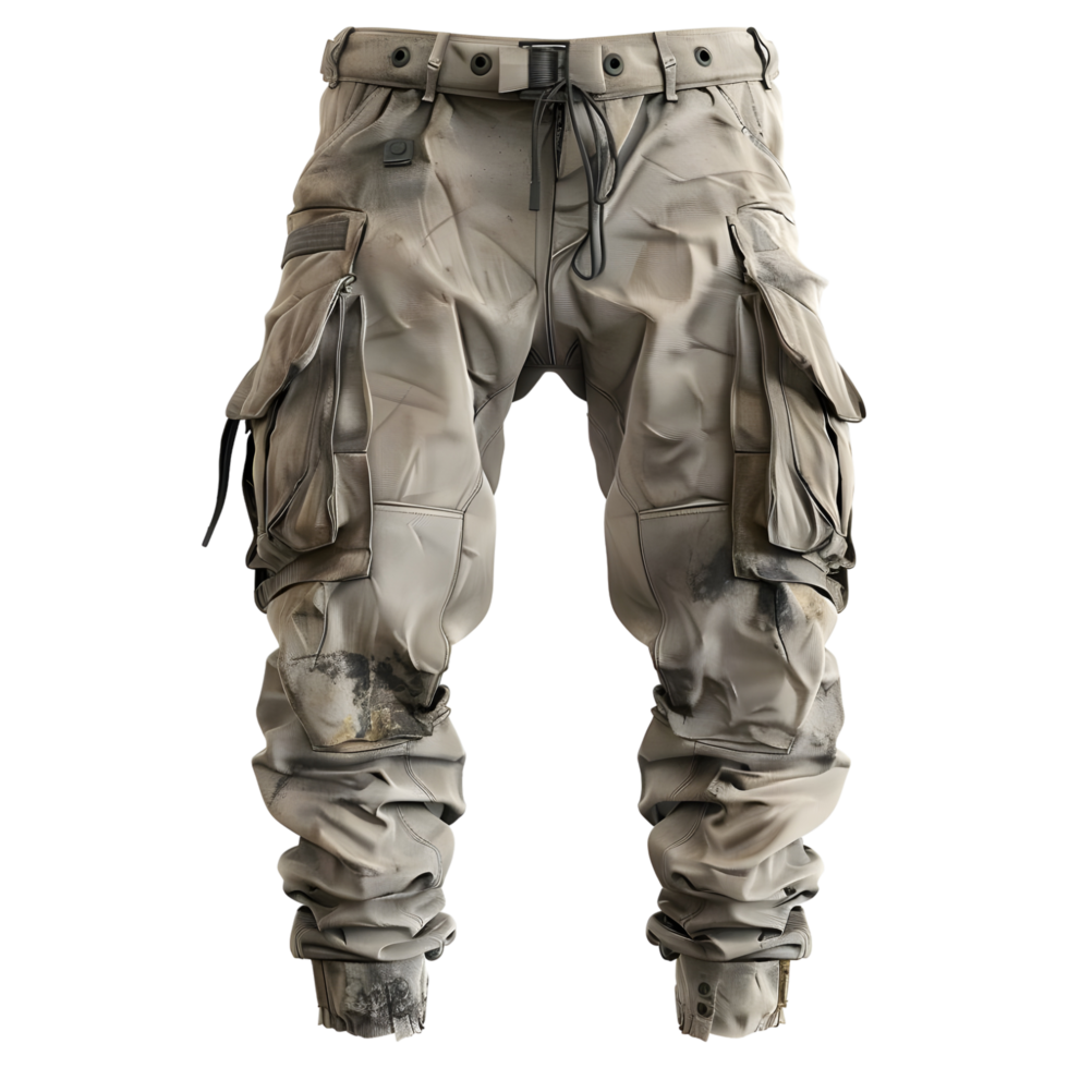 AI generated 3D Rendering of a Casual Man Trouser on Transparent Background - Ai Generated png