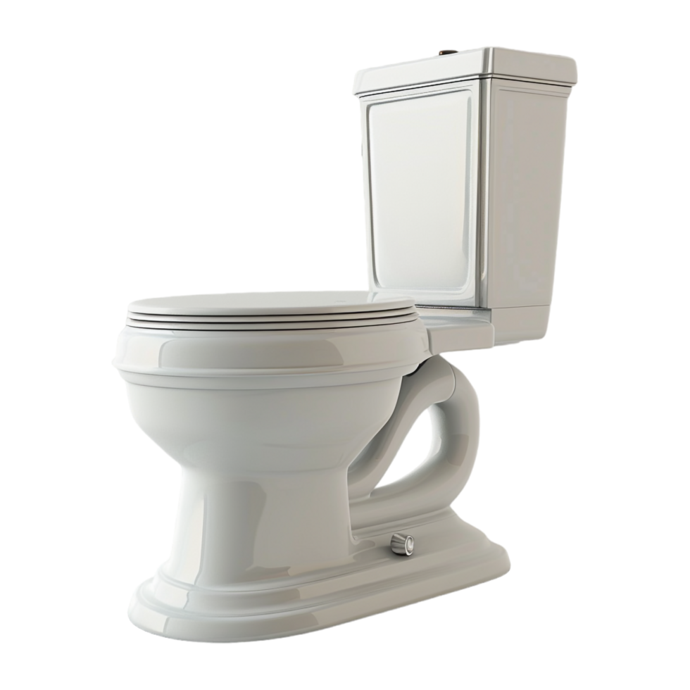 AI generated 3D Rendering of a Bathroom Seat on Transparent Background - Ai Generated png