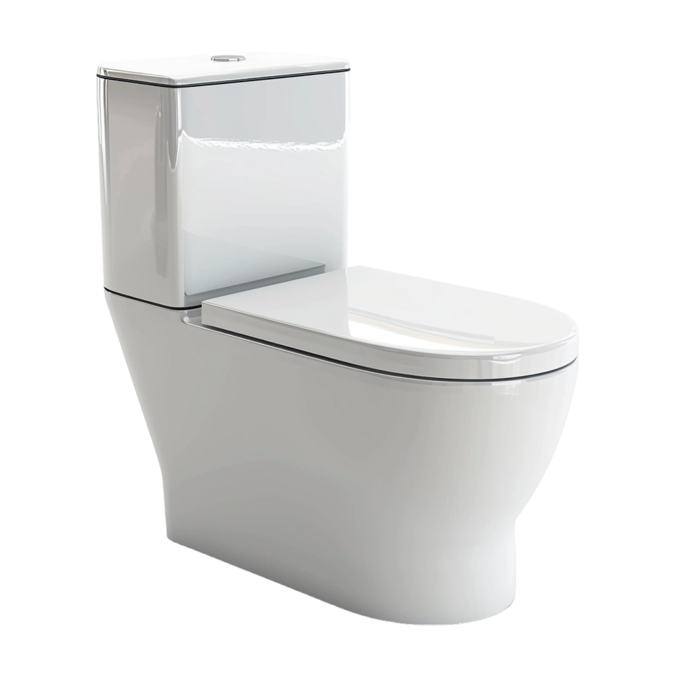 AI generated 3D Rendering of a Bathroom Seat on Transparent Background - Ai Generated png