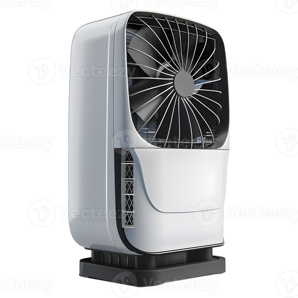 AI generated 3D Rendering of a Floor Air Conditioning on Transparent Background - Ai Generated png