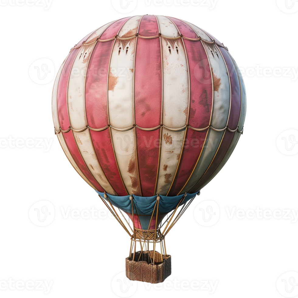 AI generated 3D Rendering of a Air Balloon on Transparent Background - Ai Generated png
