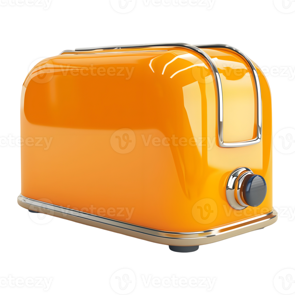 AI generated 3D Rendering of a Bread Toaster on Transparent Background - Ai Generated png