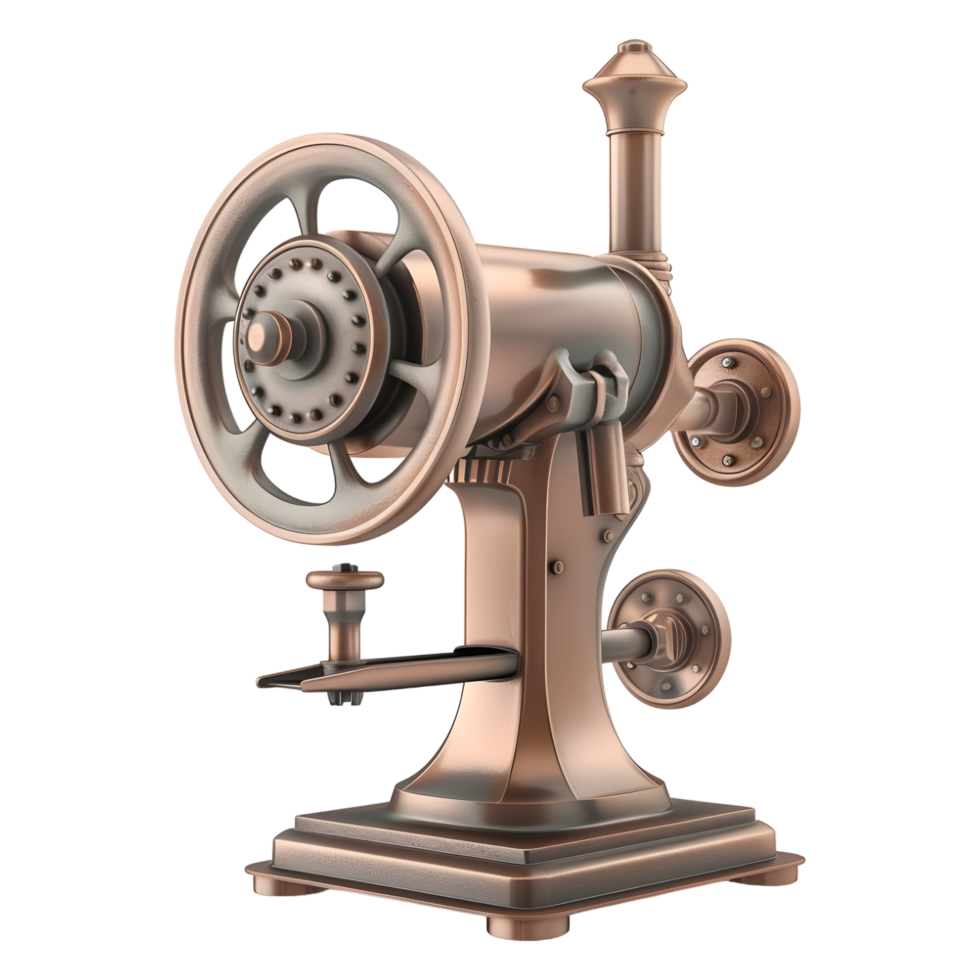 AI generated 3D Rendering of a Beef Cutting Machine on Transparent Background - Ai Generated png